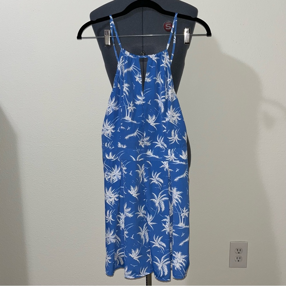 Hollister Palm Tree Print Romper